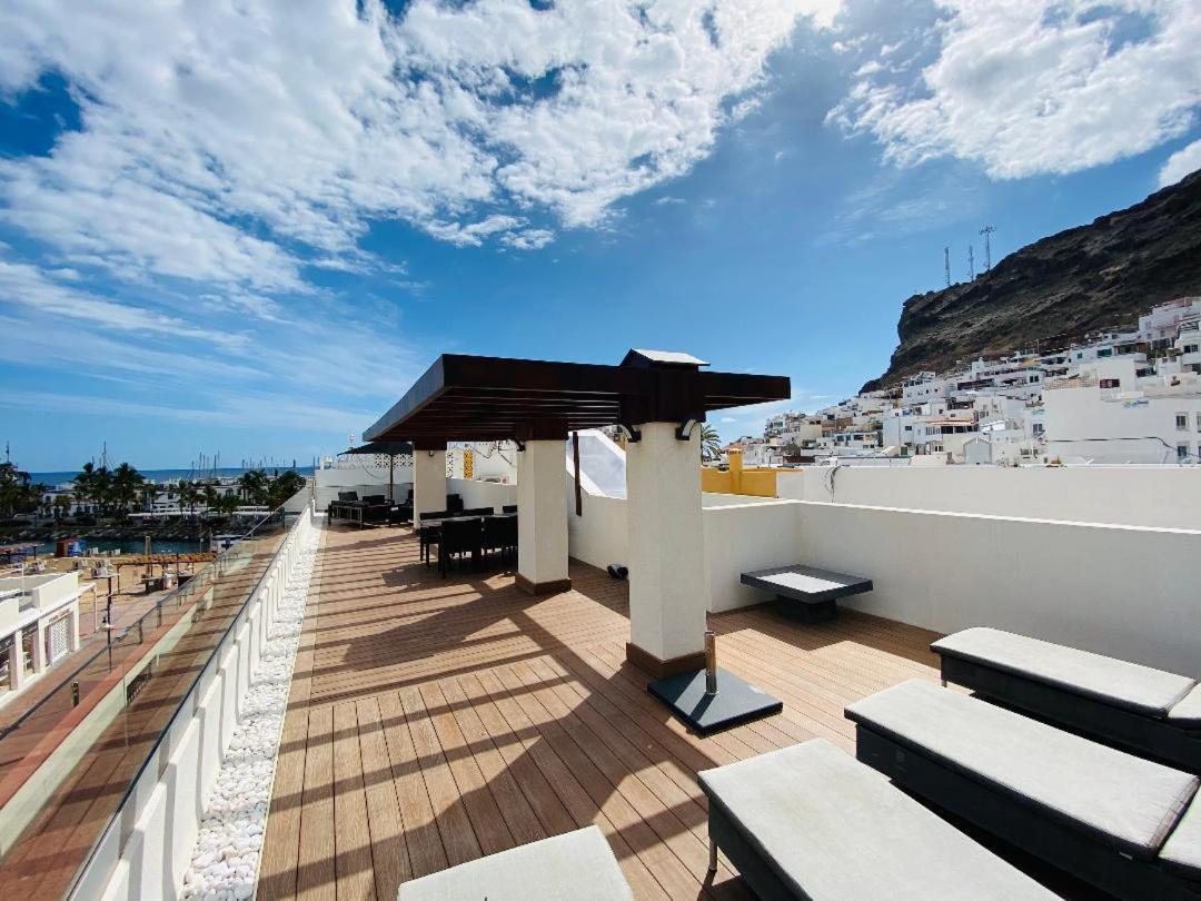 The Penthouse Puerto De Mogan Lejlighed Eksteriør billede