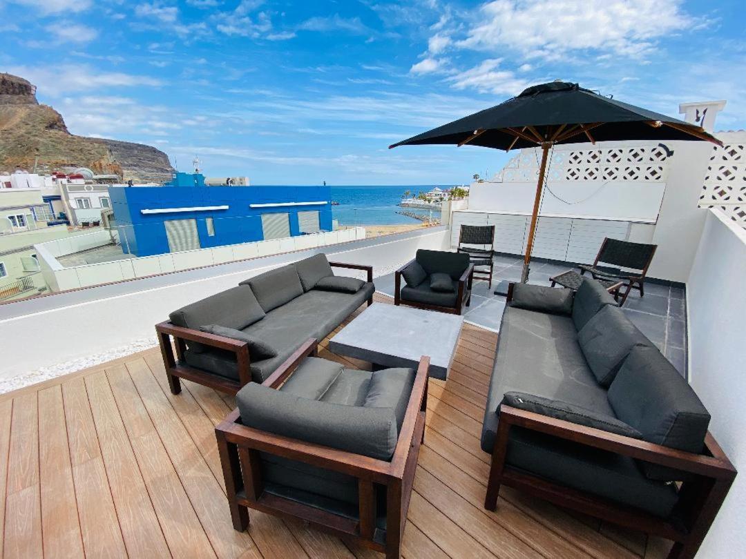 The Penthouse Puerto De Mogan Lejlighed Eksteriør billede
